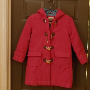 Mini Boden Pink Toggle Coat or Car Jacket